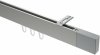 10212916-XX3912 Innenlauf Gardinenstange Deckenmontage Aluminium / Metall eckig 14x35 mm SMARTLINE (Universal) - Lox Edelstahl-Optik / Chrom