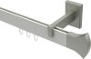 10213019-XX3239 Innenlauf Gardinenstange Aluminium / Metall eckig 14x35 mm SMARTLINE - Conex Weiß / Edelstahl-Optik