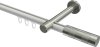 10213525-XX3239 Innenlauf Gardinenstange Aluminium / Metall 20 mm Ø PRESTIGE - Mavell Weiß / Edelstahl-Optik