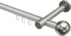 10213625-XX3239 Innenlauf Gardinenstange Aluminium / Metall 20 mm Ø PRESTIGE - Luino Weiß / Edelstahl-Optik