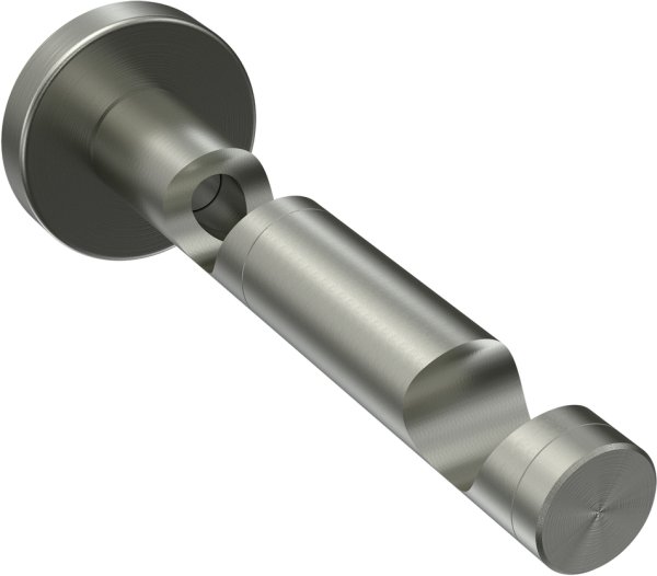 Träger Enorma Edelstahl 2-läufig 3,5 und 9,5 cm für Gardinenstangen 16 mm Ø 